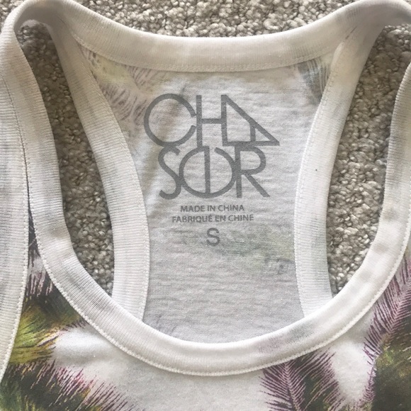 Palm Tree Razor back Chaser Tank - Picture 3 of 5